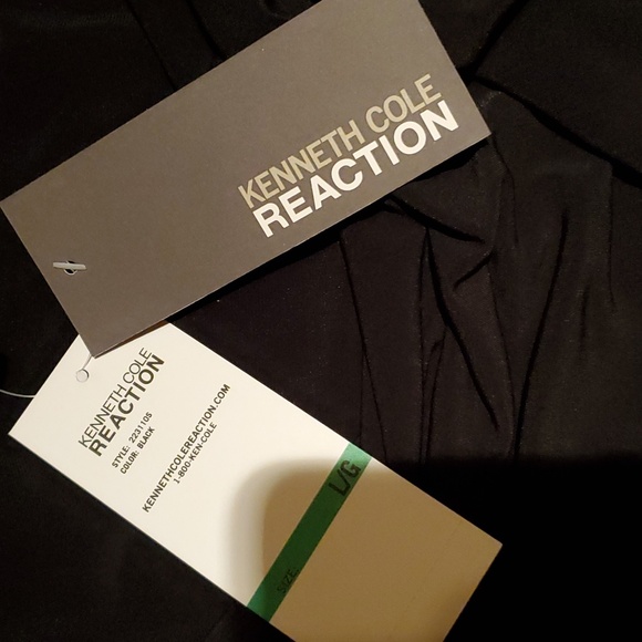Ladies sleeveless Kenneth Cole Reaction size large black top - Picture 5 of 9